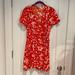 J. Crew Dresses | J Crew Wrap Dress | Color: Red/White | Size: 6