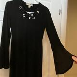 Michael Kors Dresses | Genuine Michael Kors Brand New Black Dress | Color: Black/Silver | Size: S