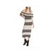 Free People Dresses | Free People Off Duty Knit Maxi Dress | Color: Pink/Tan | Size: L