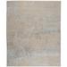 White 96 x 60 x 0.5 in Area Rug - Capel Rugs Vanida Hand-Knotted Wool & Viscose Neutral Area Rug Viscose/Wool | 96 H x 60 W x 0.5 D in | Wayfair