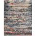 Gray 96 x 60 x 0.5 in Area Rug - Capel Rugs Vanida Hand-Knotted Wool & Viscose Grey Multi Area Rug Viscose/Wool | 96 H x 60 W x 0.5 D in | Wayfair