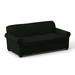 Edgecombe Furniture Finn 83" Rolled Arm Sofa Bed w/ Reversible Cushions Other Performance Fabrics in Black | 34 H x 83 W x 37 D in | Wayfair