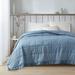 Alcott Hill® Cambria Oversized Down Alternative Blanket w/ Satin Trim Polyester in Blue | 90 W in | Wayfair 3B59D45DDAEB4FDD92A0DEDBDCBAAEE0