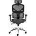 Interion Mesh Task Chair Upholstered/Mesh in Black | 47 H x 28 W x 45 D in | Wayfair 695545