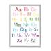 Stupell Industries Capital & Lowercase Alphabet Letters Rainbow ABC Stretched Canvas Wall Art By Jennifer Mccully in Brown | Wayfair