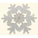 The Holiday Aisle® Decorative Snowflake Plastic | 18 H x 18 W x 1 D in | Wayfair CDF91BB7A088469187481C5EFCE0FC16