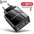 Chargeur USB à Charge Rapide 3.0 pour Téléphone Adaptateur Mural Portable pour iPhone 13 Huawei