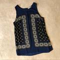 Anthropologie Tops | Artisan Ny Boho Tunic Tank | Color: Blue/White | Size: S