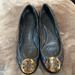 Tory Burch Shoes | Euc Tory Burch Flats | Color: Black/Gold | Size: 8