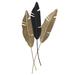 Gold Iron Contemporary Wall Decor by Quinn Living in Gold