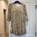 Free People Dresses | Free People Shift Dress Ivory. Size Small | Color: Brown | Size: S