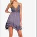 Free People Dresses | Free People Adella Slip Dress | Color: Gray/Purple | Size: Xs