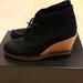 J. Crew Shoes | Brand New J.Crew Macalidter Wedge Boots- Size 6 | Color: Black | Size: 6