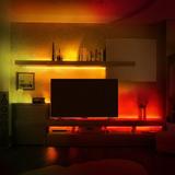 Monster 6.5ft Multicolor LED Light Strip, Create Customizable Color Lighting, Works In Any Space | 0.3 H x 78 W x 1 D in | Wayfair MLB7-1028-BLK