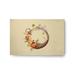 White 36 x 24 x 0.13 in Area Rug - The Holiday Aisle® Cornucopia Wreath Fall Design Chenille Area Rug CRH1326YE2 Chenille | Wayfair