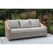 Birch Lane™ Carlton 4 Piece Rattan Sofa Seating Group w/ Sunbrella Cushions Synthetic Wicker/Wood/All | 32 H x 78 W x 36 D in | Outdoor Furniture | Wayfair