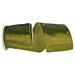 The Holiday Aisle® Solid Ribbon Fabric in Green | 4 H x 6 W x 6 D in | Wayfair A4078B8E44C241489601D5619109ED1F