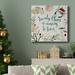 The Holiday Aisle® Sun-Kissed Christmas III-Premium Gallery Wrapped Canvas - Ready To Hang Canvas, in Black/Blue/Green | 10 H x 10 W in | Wayfair