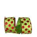The Holiday Aisle® Ribbon, Polyester in Green/Red | 2.5 H x 360 W x 4 D in | Wayfair 292F6A3B6B2C454ABFEE144489842536