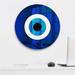 Orren Ellis Blue & White Evil Eye Mirrored Wall Decor in Blue/White | 12 H x 12 W x 1 D in | Wayfair C097749AF50A4588BA56A381D477D791