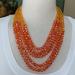 Anthropologie Jewelry | $185 New Orange Crush Crystal Ombr Necklace ~Boho | Color: Orange | Size: Os