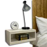 Latitude Run® Honey Stained Floating Nightstand/Bedside Table. Handcrafted w/ Real Wood. Mounts On Wall. Easy Installation. Rustic Décor. Wood | Wayfair