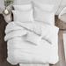 Eider & Ivory™ Engstrom White Super King Comforter & 2 Pillow Shams Set | Full Comforter + 2 Standard Shams | Wayfair