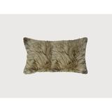 Mercer41 Blush Natural Sheepskin Lumbar Pillow Polyester/Polyfill in Brown | 12 H x 20 W x 5 D in | Wayfair 2D3F9EB180AB4AAB95BA461E7ECFF6A3