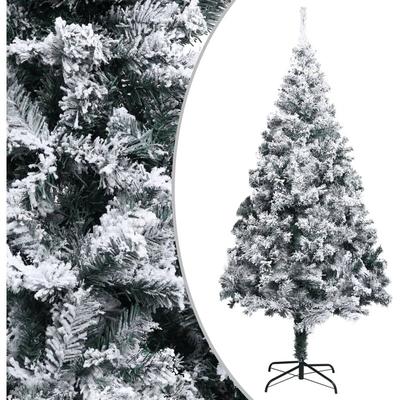 Künstlicher Weihnachtsbaum,Kunstbaum Beschneit Grün 300 cm pvc Vidaxl