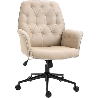 Vinsetto Bürostuhl mit Wippfunktion Drehstuhl Home-Office-Stuhl höhenverstellbarer Image