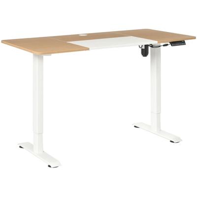 Vinsetto - Höhenverstellbarer Schreibtisch Elektrisch 140 x 70 cm Computertisch mit 4 Image
