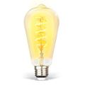 HVS Smart 9 Watt (60 Watt Equivalent), ST64 LED Smart, Dimmable Light Bulb, Color Changing Warm White (5000K) E26/Medium (Standard) Base | Wayfair