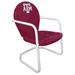 Leigh Country Retro Metal Chair -Texas A&M in White | 34 H x 22 W x 22 D in | Wayfair TX 93796-0