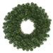 The Holiday Aisle® Oregon Fir Artificial Fir Wreath Traditional Faux in Green/White | 24 H x 24 W x 3 D in | Wayfair