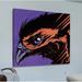 Red Barrel Studio® Raven 2 by Josh Ruggs - Wrapped Canvas Painting Canvas in Black/Blue/Orange | 24 H x 24 W x 1.5 D in | Wayfair