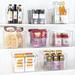 mDesign Kitchen Plastic Storage Organizer Bin w/ Open Front Plastic | 7.75 H x 8 W x 10 D in | Wayfair 02233MDK