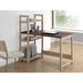 Latitude Run® Desk Wood in Black/Brown/Gray | 47.2 H x 47.2 W x 23.25 D in | Wayfair BE9939BA28D44A359717DAA7F4F9CCA7