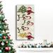 The Holiday Aisle® Santa Hohoho II Premium Gallery Wrapped Canvas - Ready To Hang Canvas, in Green/Red/White | 16 H x 8 W x 1 D in | Wayfair