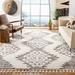 Brown/White 48 x 1 in Indoor Area Rug - Loon Peak® Imraan Ikat Ivory Area Rug Polypropylene | 48 W x 1 D in | Wayfair