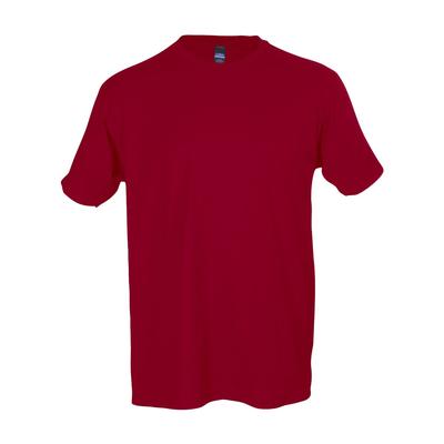Tultex T202 Fine Jersey T-Shirt in Cardinal size Small | Cotton 202