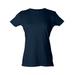 Tultex 0213TC Women's Fine Jersey Top in Navy Blue size Small | Cotton 213