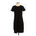 Old Navy Casual Dress - Shift: Black Solid Dresses - Women's Size Small