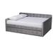 Jona Modern and Contemporary Transitional Daybed with Trundle