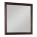 Rectangular Molded Wooden Frame Dresser Top Mirror - 38 H x 1 W x 38 L Inches