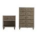 Daff Traditional Beige 2-piece Nightstand and Chest Set with USB by Furniture of America