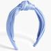 J. Crew Accessories | J. Crew Blue Knot Headband In Satin | Color: Blue | Size: Os