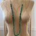 J. Crew Jewelry | J.Crew Beaded Crystal Long Necklace Green | Color: Green | Size: Os