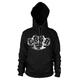 CBGB Officially Licensed Knuckle Washed Logo Big & Tall Hoodie (Black) 3X-Large