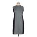 Old Navy Casual Dress - Shift: Black Color Block Dresses - Women's Size X-Small Petite