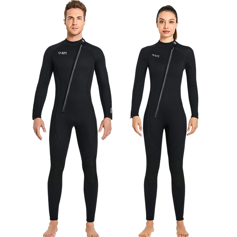 Combinaison néoprène Premium 3MM hommes combinaisons une pièce garder au chaud Surf combinaison de plongée sous-marine pêche chasse sous-marine Kitesurf femmes combinaison humide